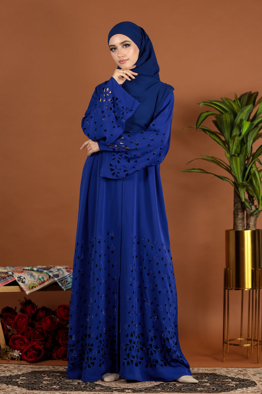 AMEENA ABAYA ROYAL BLUE