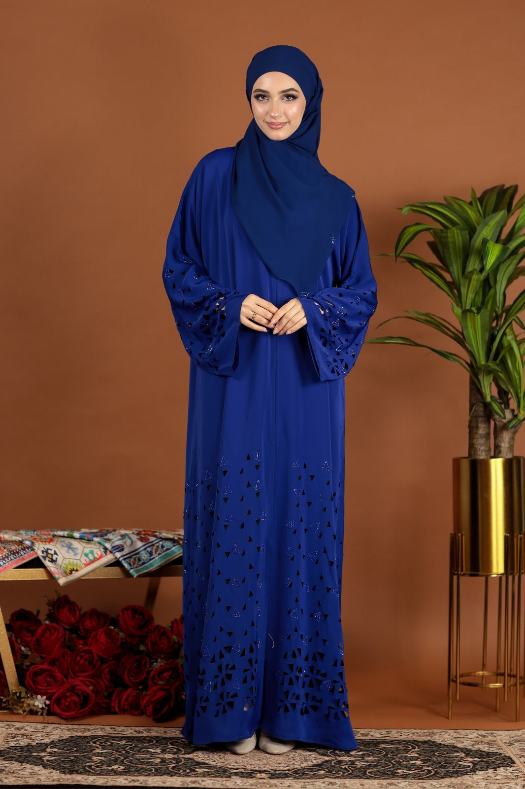 AMEENA ABAYA ROYAL BLUE