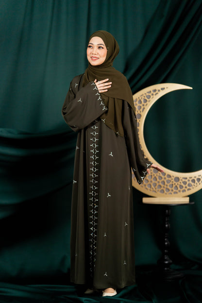 AILA ABAYA 2.0 ARMY GREEN