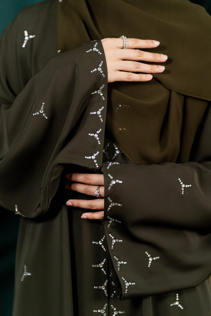AILA ABAYA 2.0 ARMY GREEN
