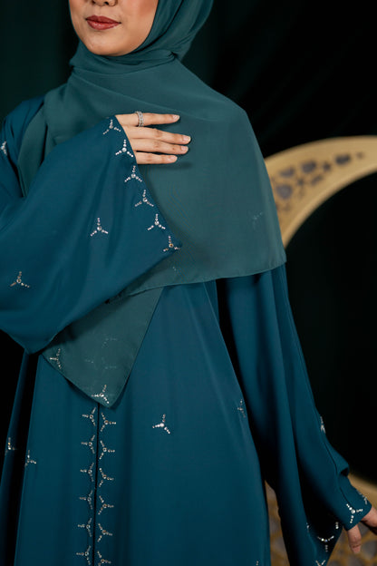 AILA ABAYA 2.0 TEAL GREEN