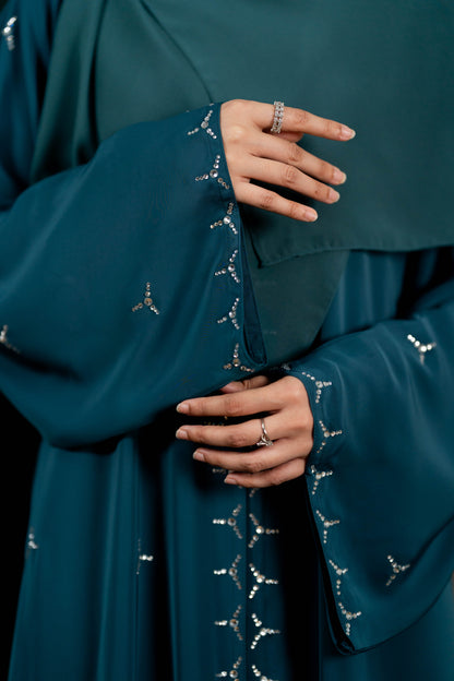 AILA ABAYA 2.0 TEAL GREEN