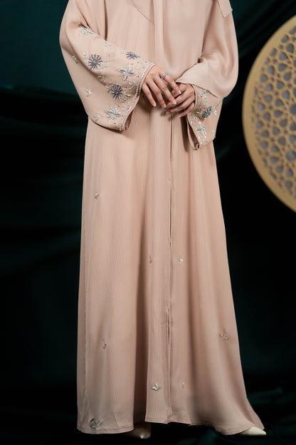 RANAA ABAYA SOFT BROWN