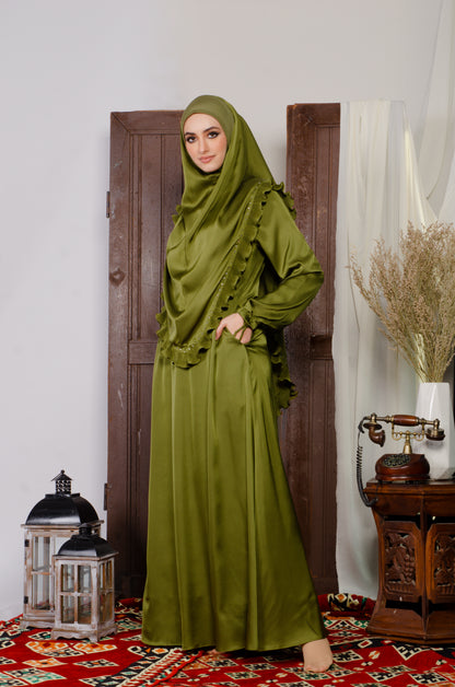 JUBAH HUMAIRA 2.0 OLIVE