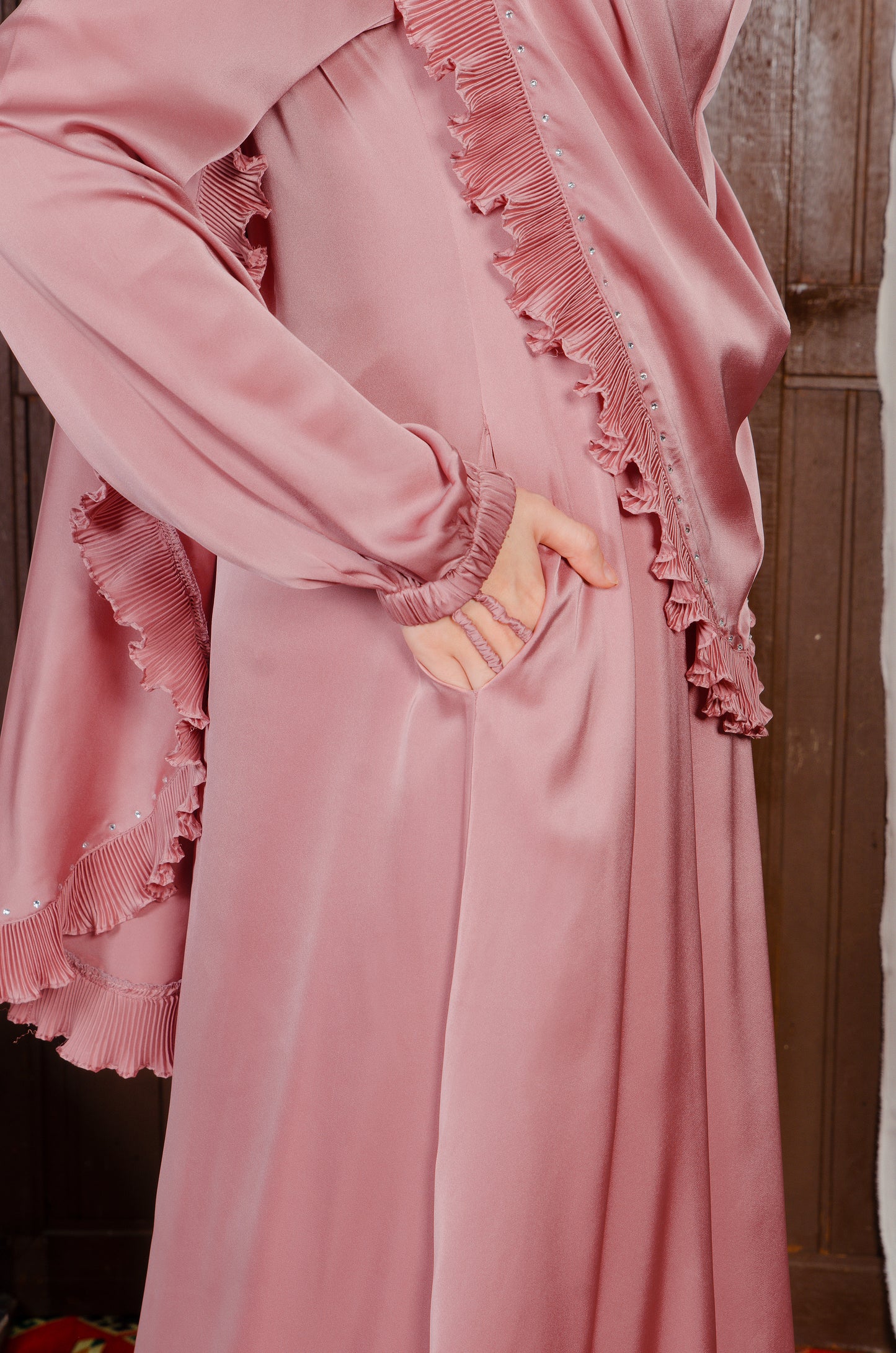 JUBAH HUMAIRA 2.0 DUSTY PINK