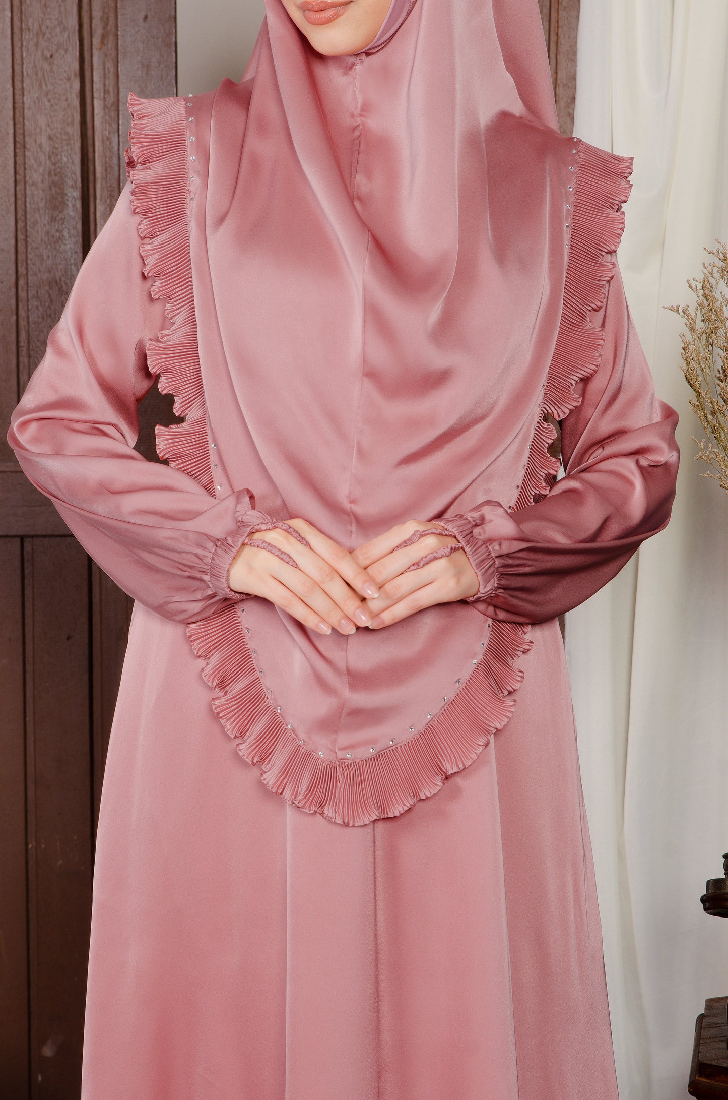 JUBAH HUMAIRA 2.0 DUSTY PINK