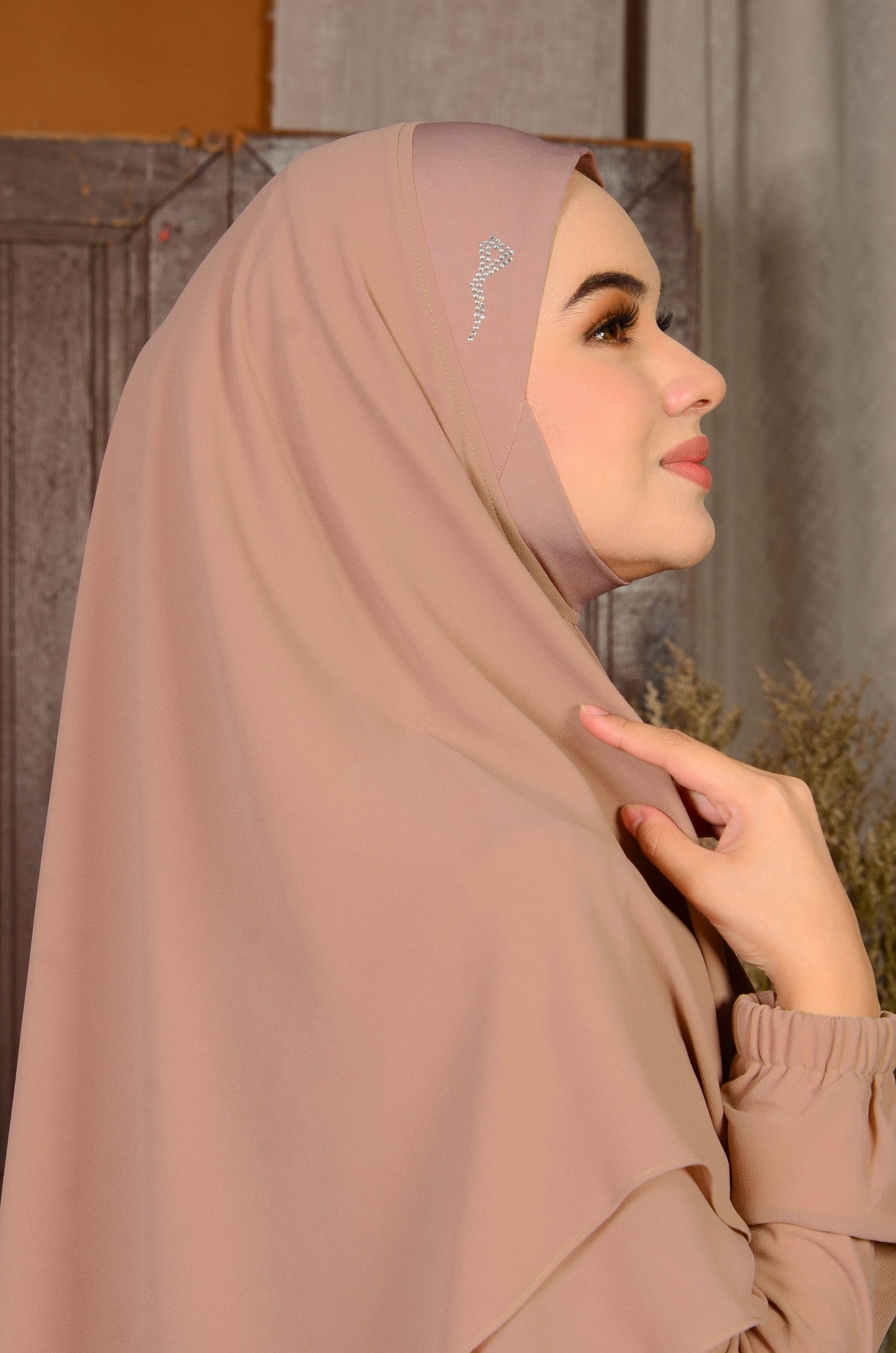 JUBAH FATEEMA MAHOGANY ROSE